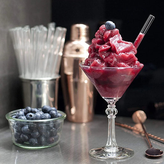 4-er Pack Glasstrohhalme (15cm)