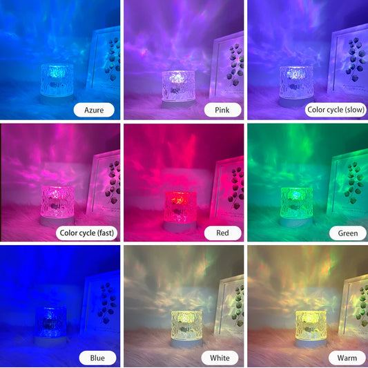 LED-Leuchte mit Meer-Optik