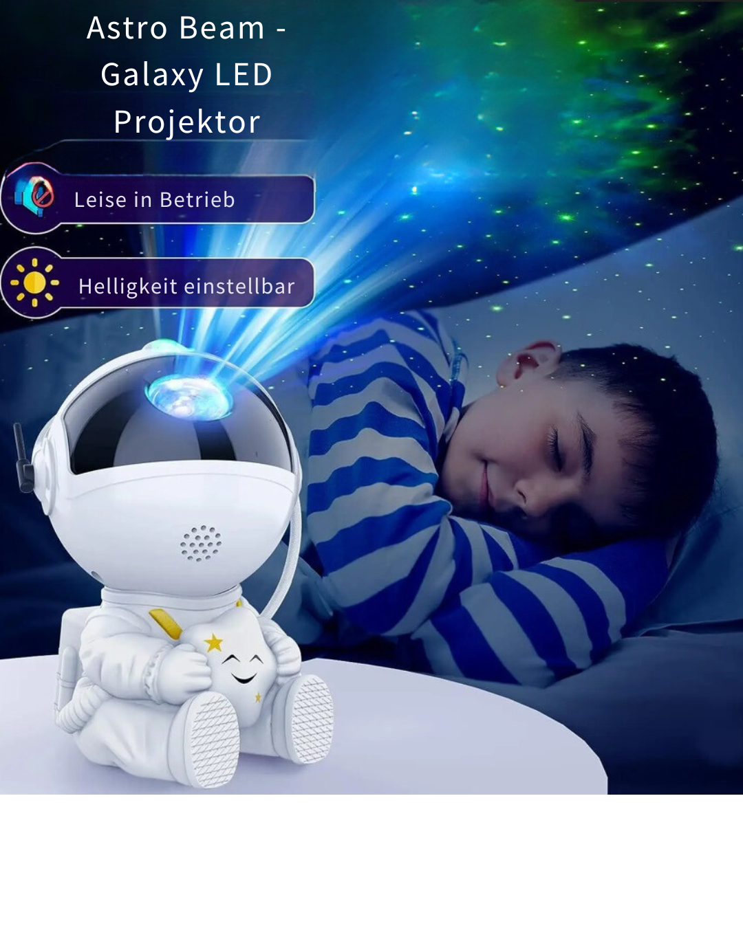 Astronaut Galaxy LED Projektor