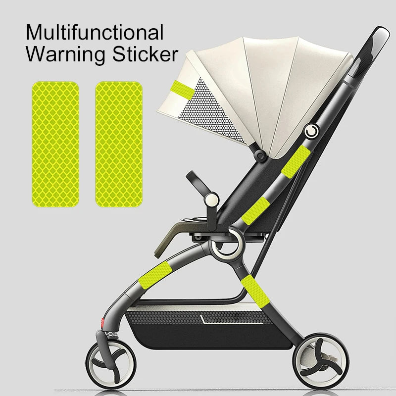 GlowBuggy - 10 Reflektor Sticker für den Kinderwagen