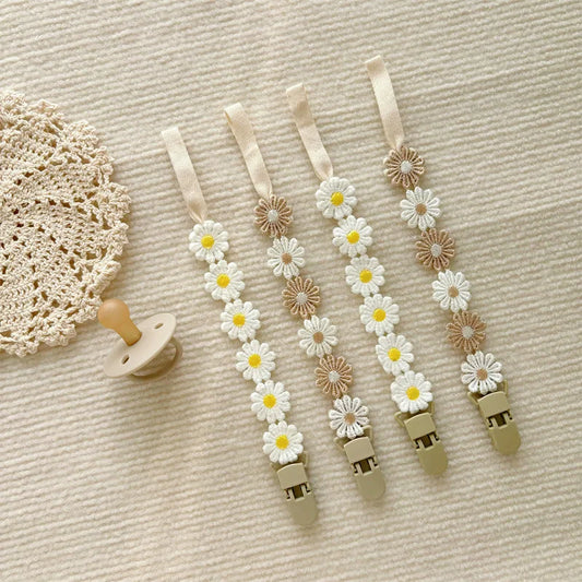 Schnullerband Blumenoptik