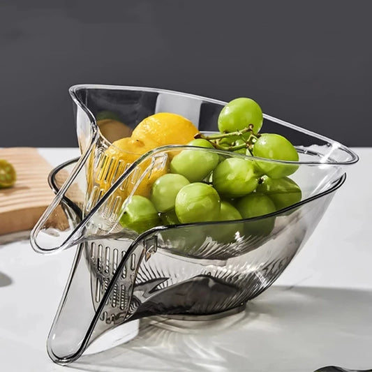 Abtropfkorb in transparenter Optik